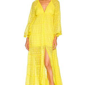 Alice & Olivia Alexandria Open Back Maxi Dress Sz 6